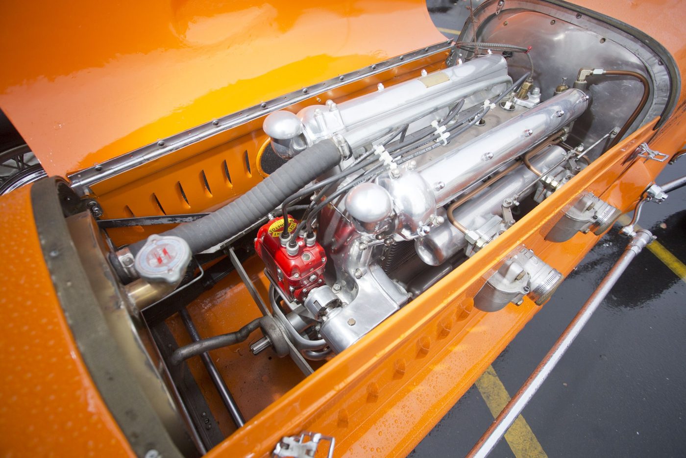 Offenhauser four-cylinder engine in the Automobile Shippers Special