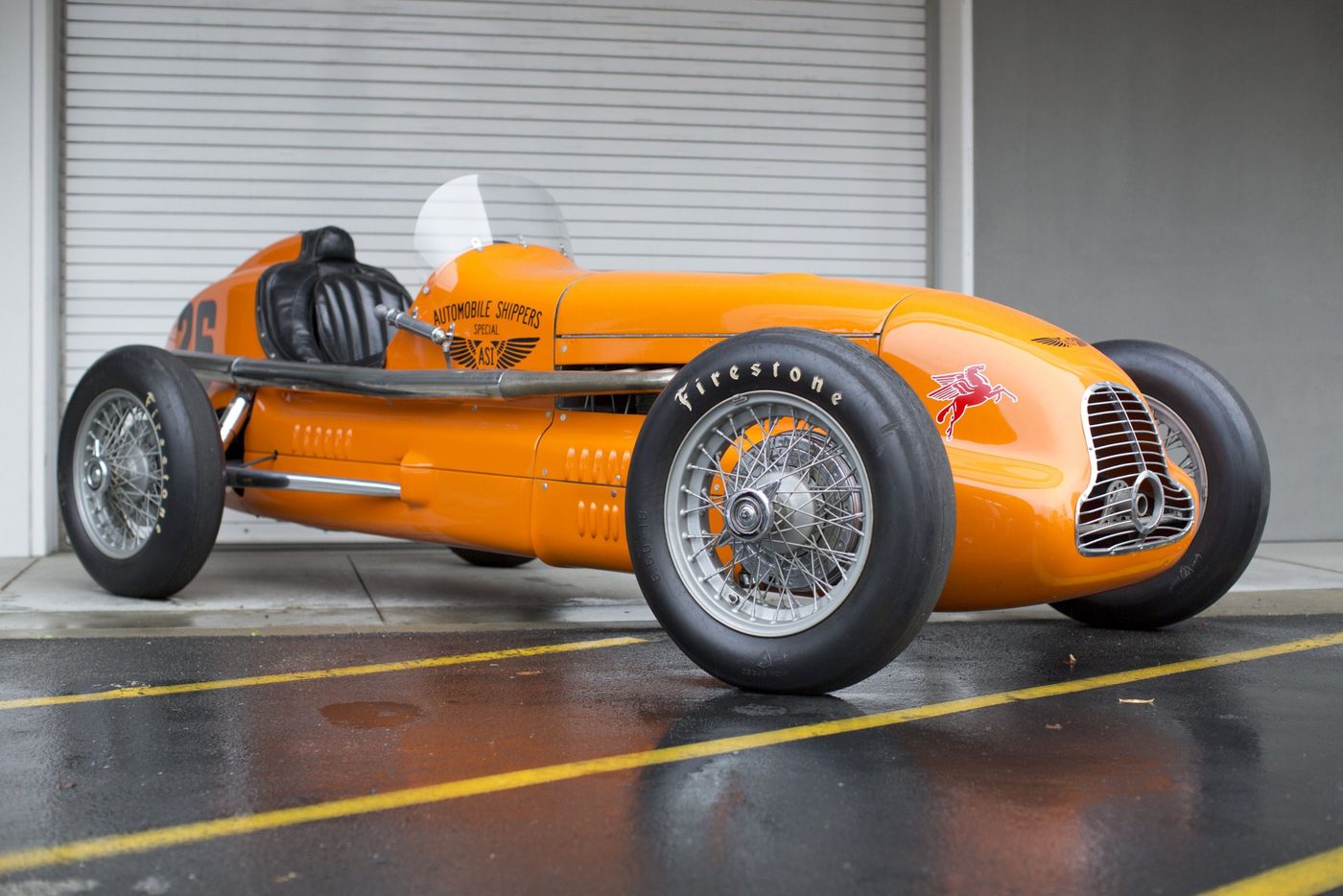 Front three-quarter view of the Automobile Shippers Special